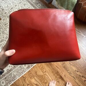 Staud red pouch